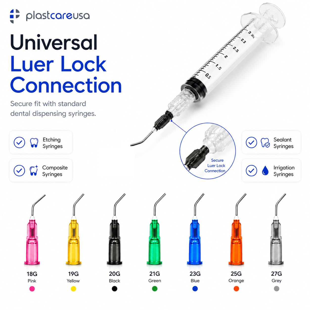 Dental Pre Bent Flow - Puntas de dispensador