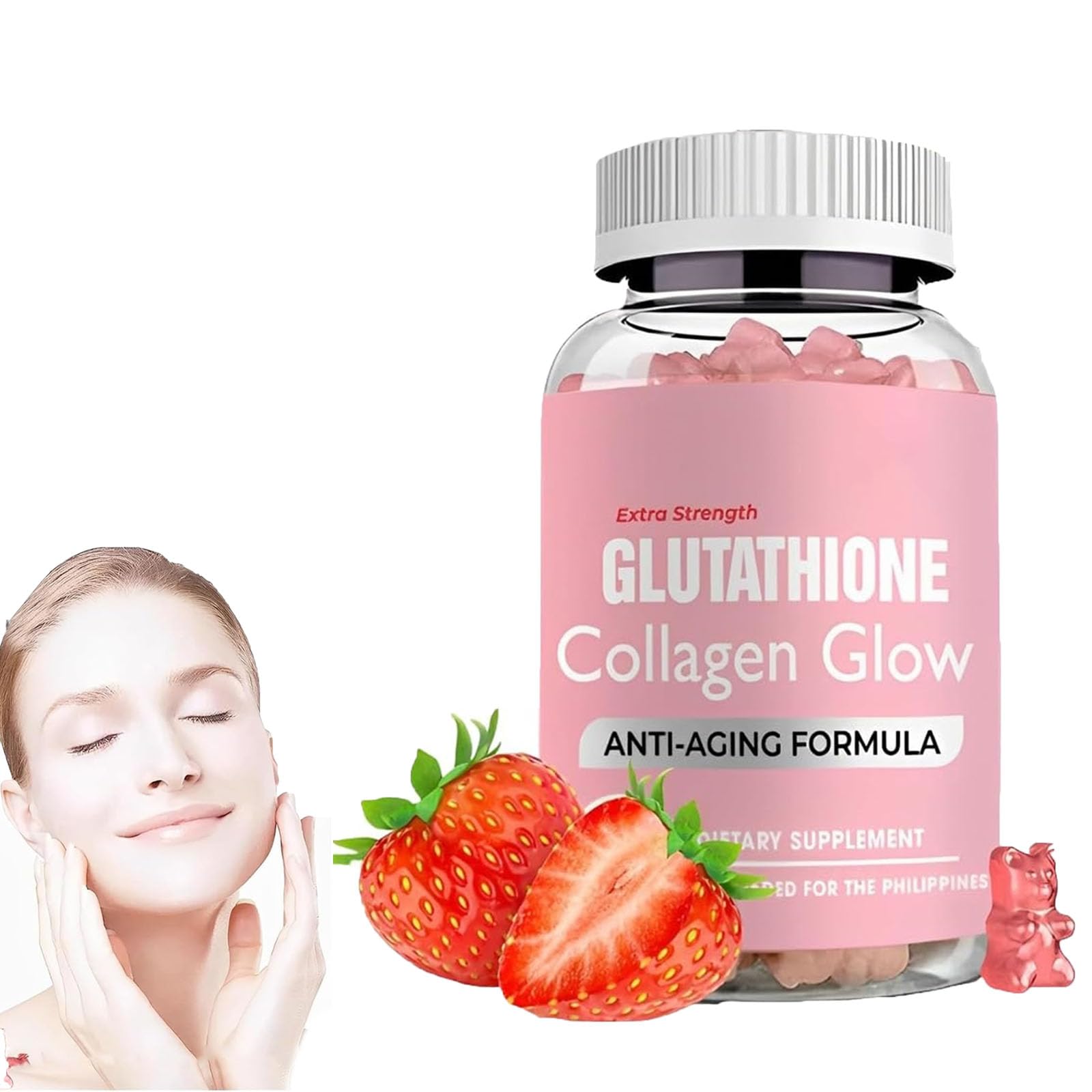 Caduola Glutathione Collagen Glow Gummies, Glutathione Collagen Glow Gummies  for Dark Spot, 60 Pieces/Bottle Korea Glutathione Gummies for Women, Korean  Collagen Gummies for Dark Spot (1 Piece) : Amazon.de: Health & Personal
