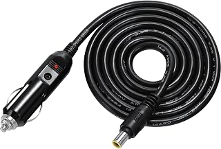 DC 7909 8mm Cigarette Lighter Car Charger Power Supply 12V 24V Cable for Powerstation Bluetti Goal Zero Yeti Jackery Portable Explorer Suaoki and More 14AWG