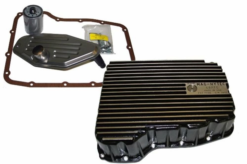 Transmission Pan fits 07.5-17 Dodge 6.7L Cummins 68RFE + FILTERS