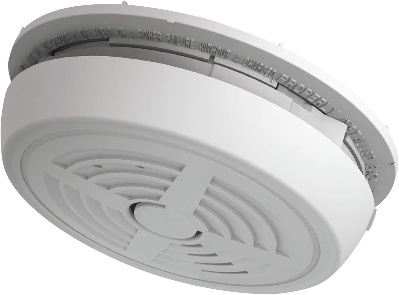 BRK 660MBX Optical Smoke Alarm, Mains Powered with 9 V Battery Backup and Push Fit Base