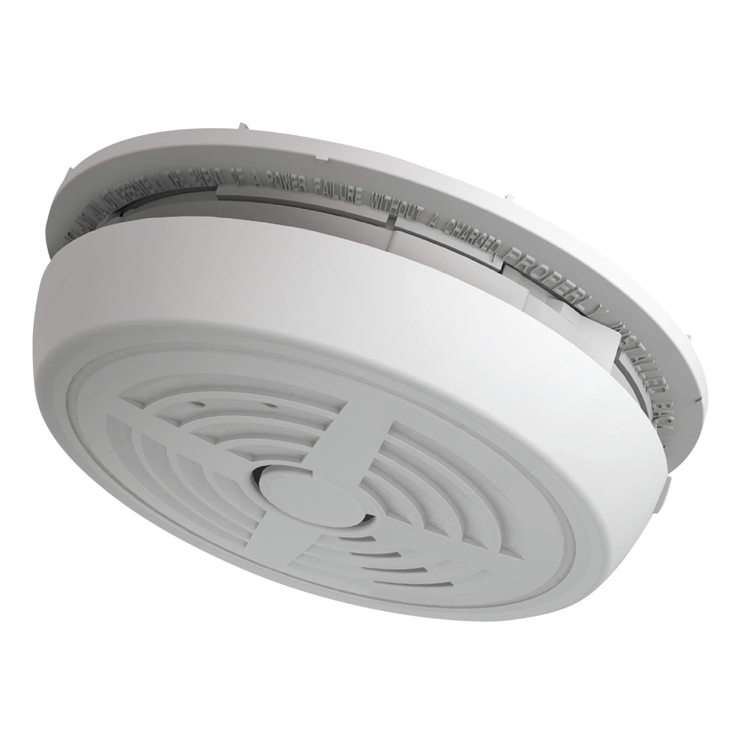 BRK 660MBX Optical Smoke Alarm, Mains Powered with 9 V Battery Backup and Push Fit Base