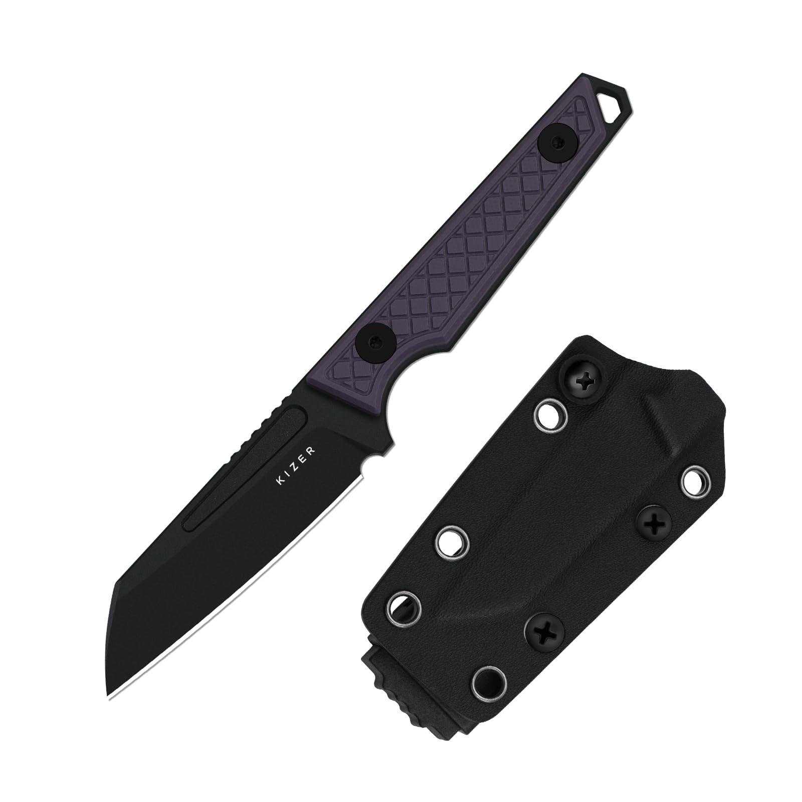 Kizer Phasmids Full Tang Outdoor Survival Messer mit G10 Griff, 1079A1