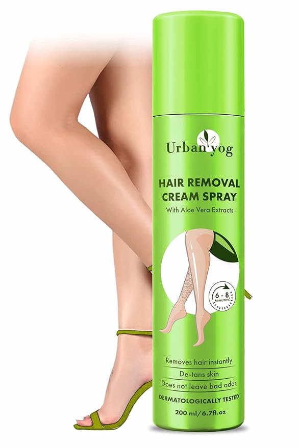 Urban yog Hair Removal Cream Spray for Women Painless Body Hair