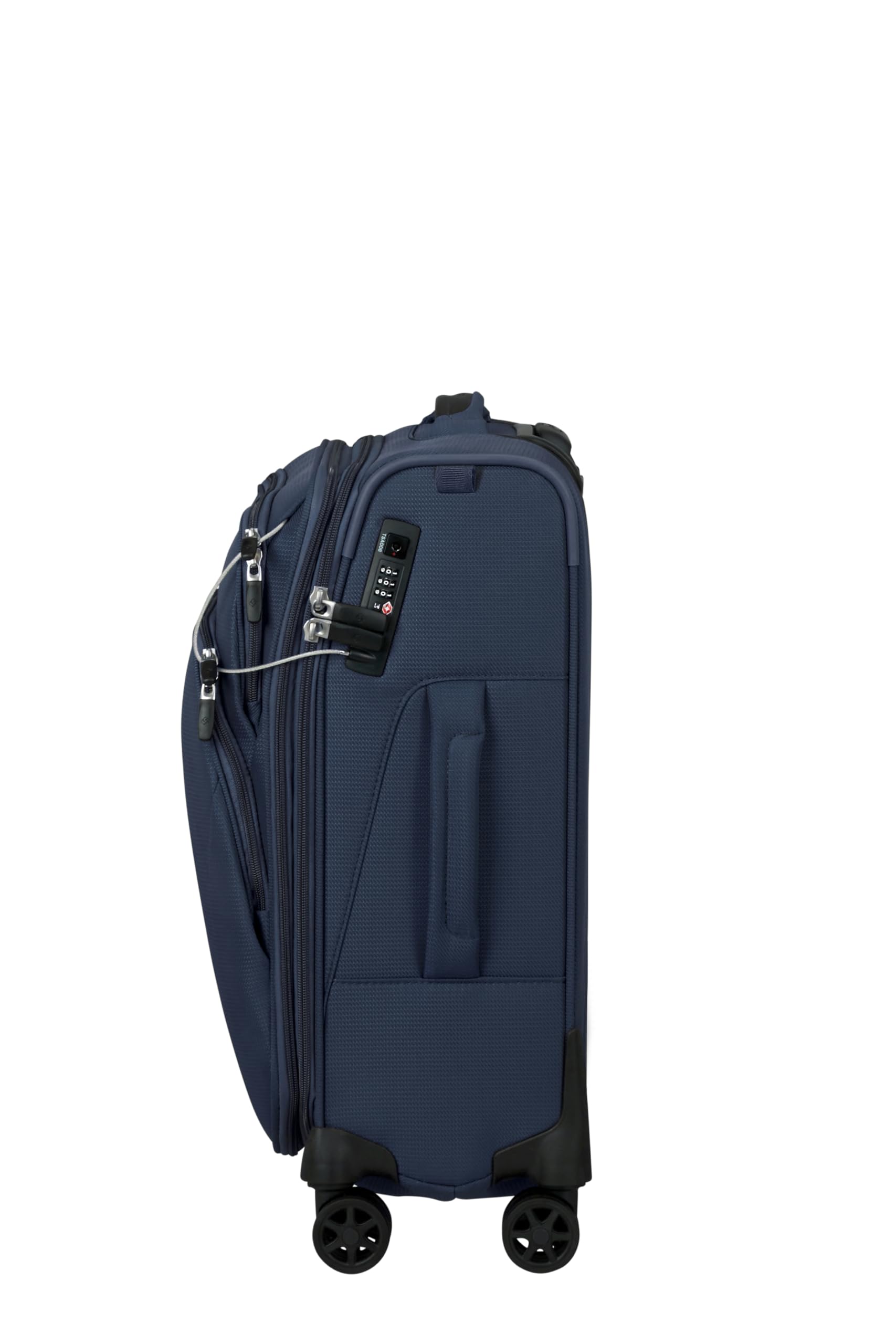 Samsonite Spark SNG Eco - Maleta de Cabina 55 x 40 x 23 cm - Trolley Cabina Blando para EasyJet y la mayoría de Aerolíneas, Expandible, 48/55L - Azul (Midnight Blue)