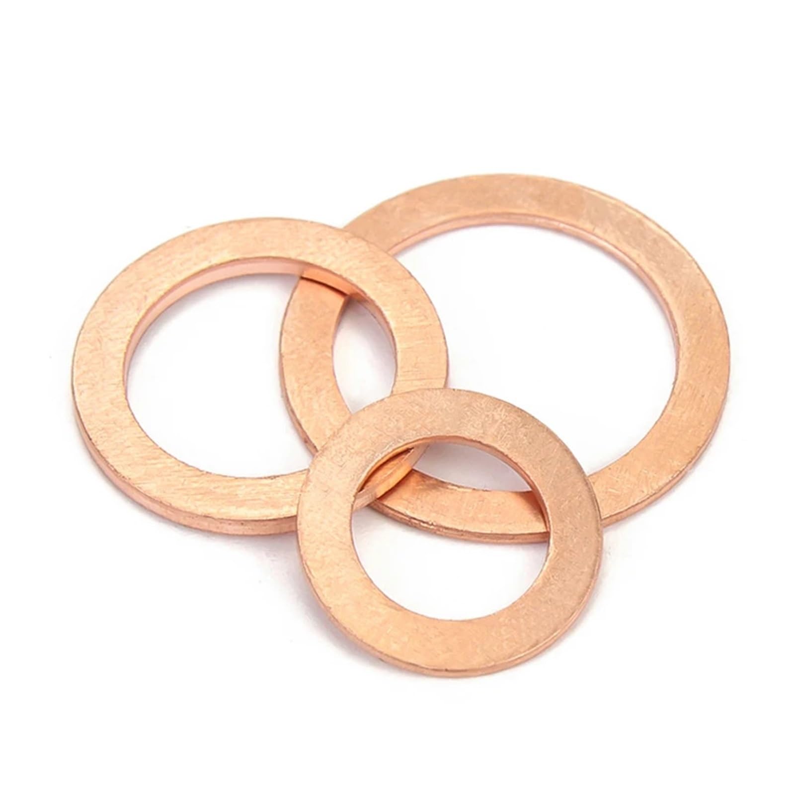 Latón arandela plana, 20/50 Uds M5 M6 M8 M10 M12 M14 M16 Arandela de cobre púrpura sólido anillo plano O junta espaciadora arandelas sellado arandela sólida sello plano(M16x22x1.5 20pcs)