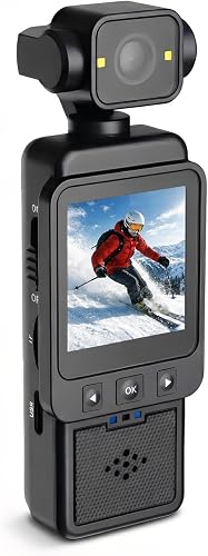 Denash 1080P Vlog Camera with 270° Rotating Lens, Digital…