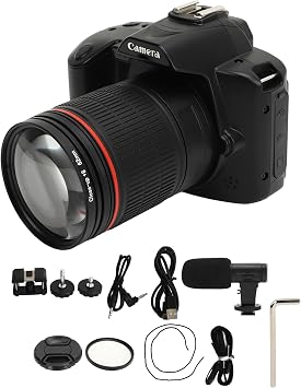 Digital Camera, 4K 64MP HD Compact Digital Camera, 3" IPS Color Display WIFI Mobile Phone Interconnect Digital Video Camera, 16X Digital Zoom, 120 Degree Wide Angle with Auxiliary Light