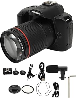 D5 Digital Camera, 4K 64 Megapixel HD Night View Digital Camera, WiFi Digital Camera 16x Digital Zoom 120 Degree Wide Angle with Fill Light