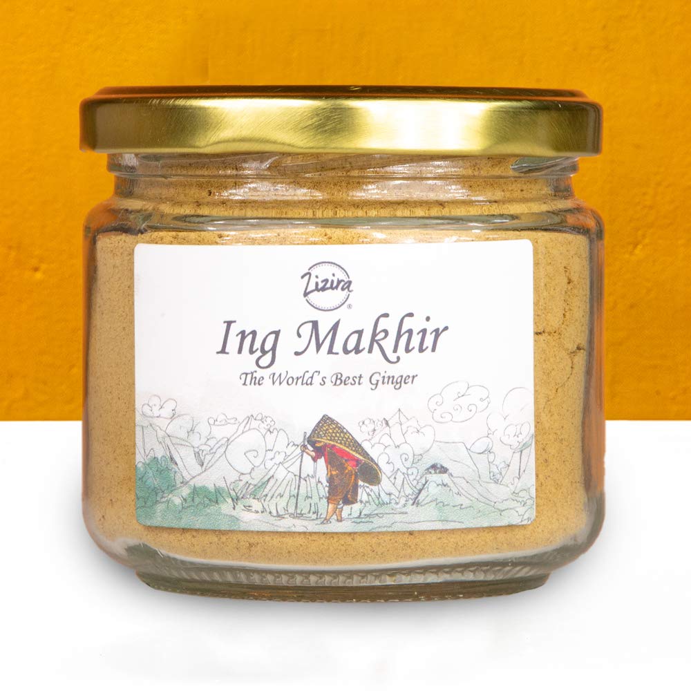 Zizira Ing Makhir Ginger Powder | Adrak | Dry Ginger powder | Grown traditionally in Meghalaya I Direct from Farmers 90g