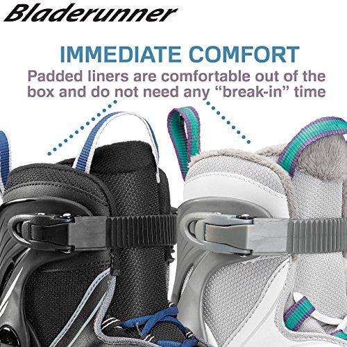 image for Rollerblade Bladerunner Ice Zephyr Men's Adult Ice Skates, Black and B