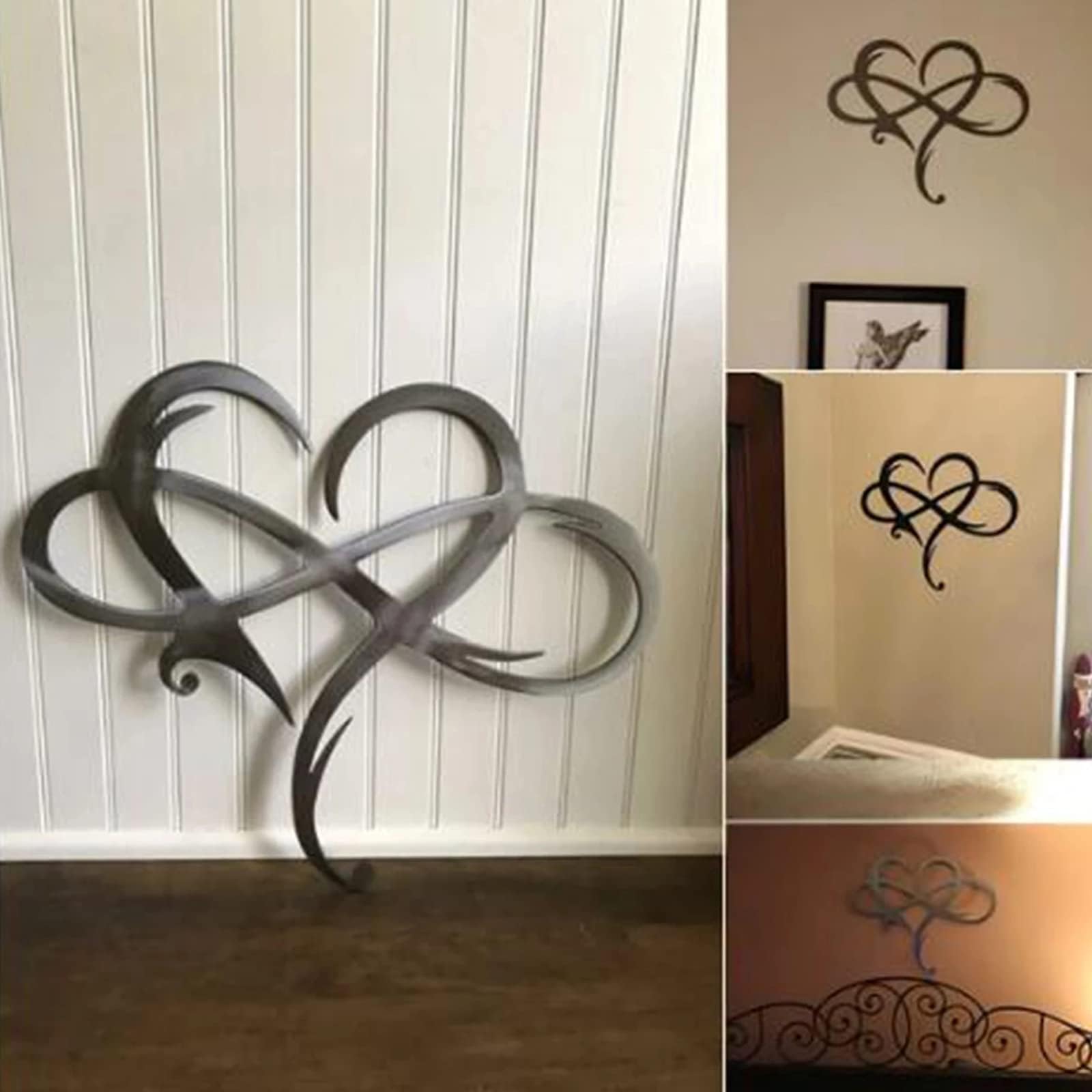 WMLBK Infinity Heart Metal Wall Decor - Image 4