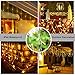 Blingstar Icicle Lights 32.8Ft 300 Led 8 Modes Christmas Lights Plug in Warm White String Lights for Christmas Wedding Party Home Garden Bedroom Indoor Outdoor Decoration