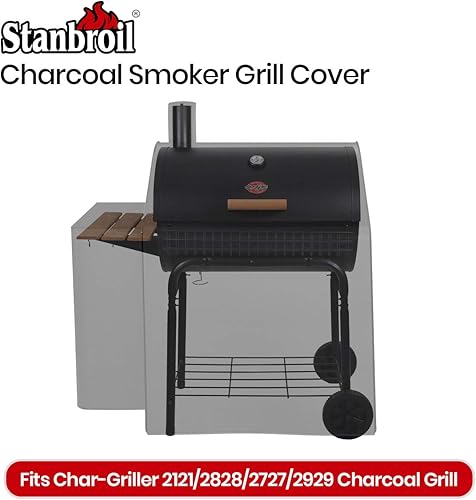 Miniatura 2 de Stanbroil Repuesto de cubierta de parrilla para parrillas Char-Griller 2121, 2828, 2727 y 2929, 43 pulgadas, impermeable y resistente a los rayos UV