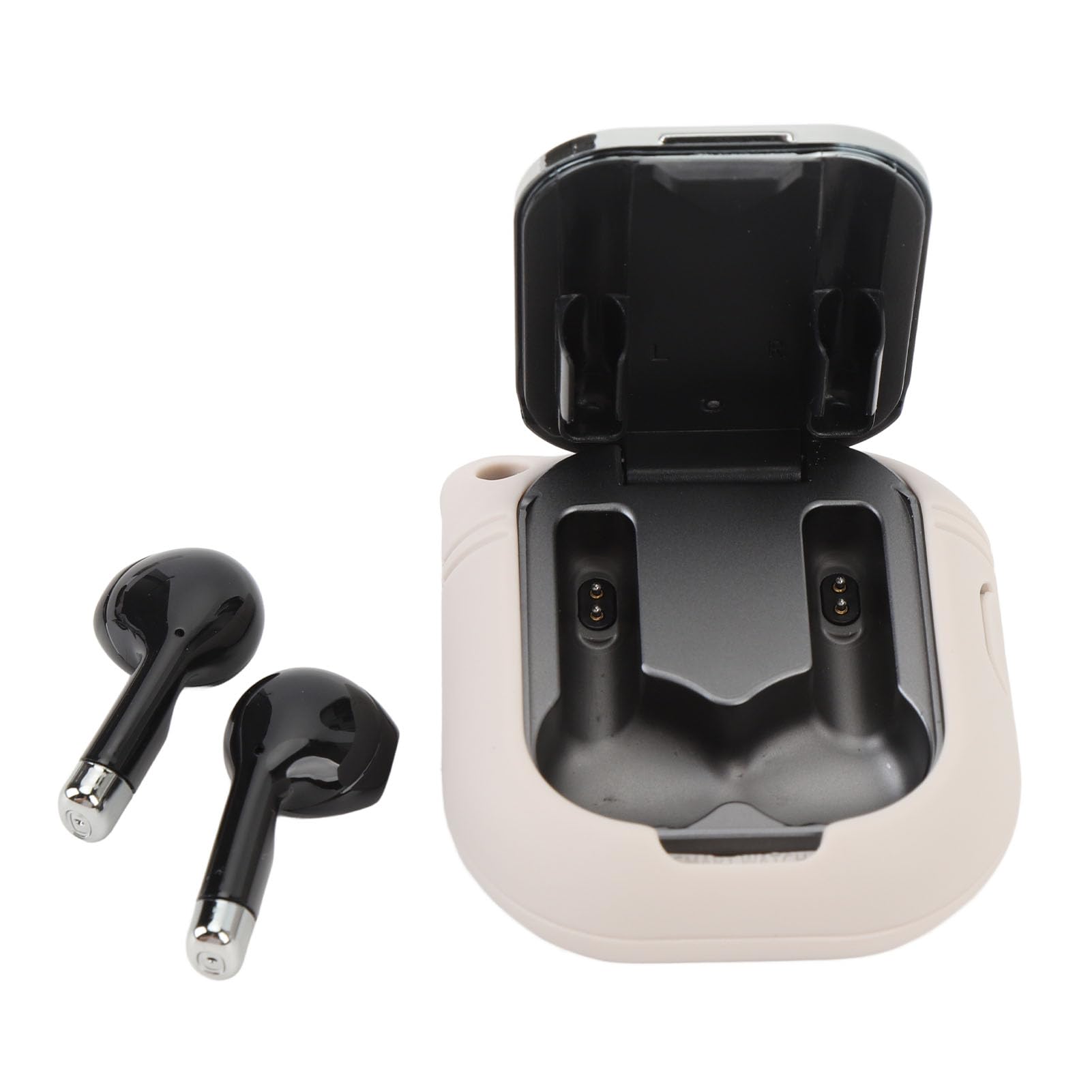 Generic Earmphone Smart Watch, NFC Smart Fitness w 1 2,01 -calowy TFT Wireless z Wibracyjnymi Przypomnieniem, Aby wykonać ćwiczenie (Srebro ze stalowym paskiem)