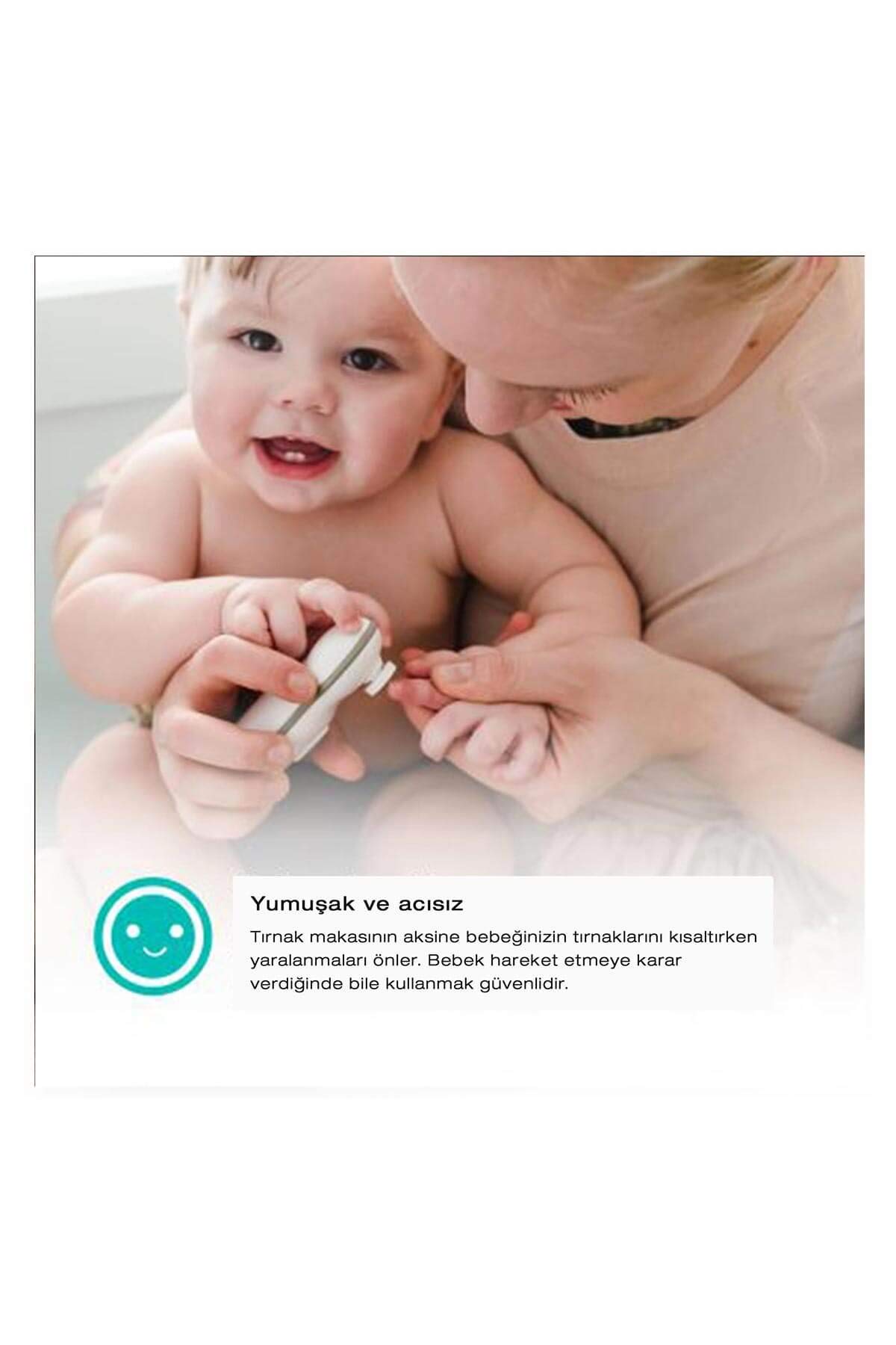 bblüv - Trimö - Coupe-ongles électrique pour nouveau-né et enfant (0 à 12 mois+) - 2 vitesses, coupe-ongles et ongles des pieds et des mains doux et silencieux - étui de transport inclus