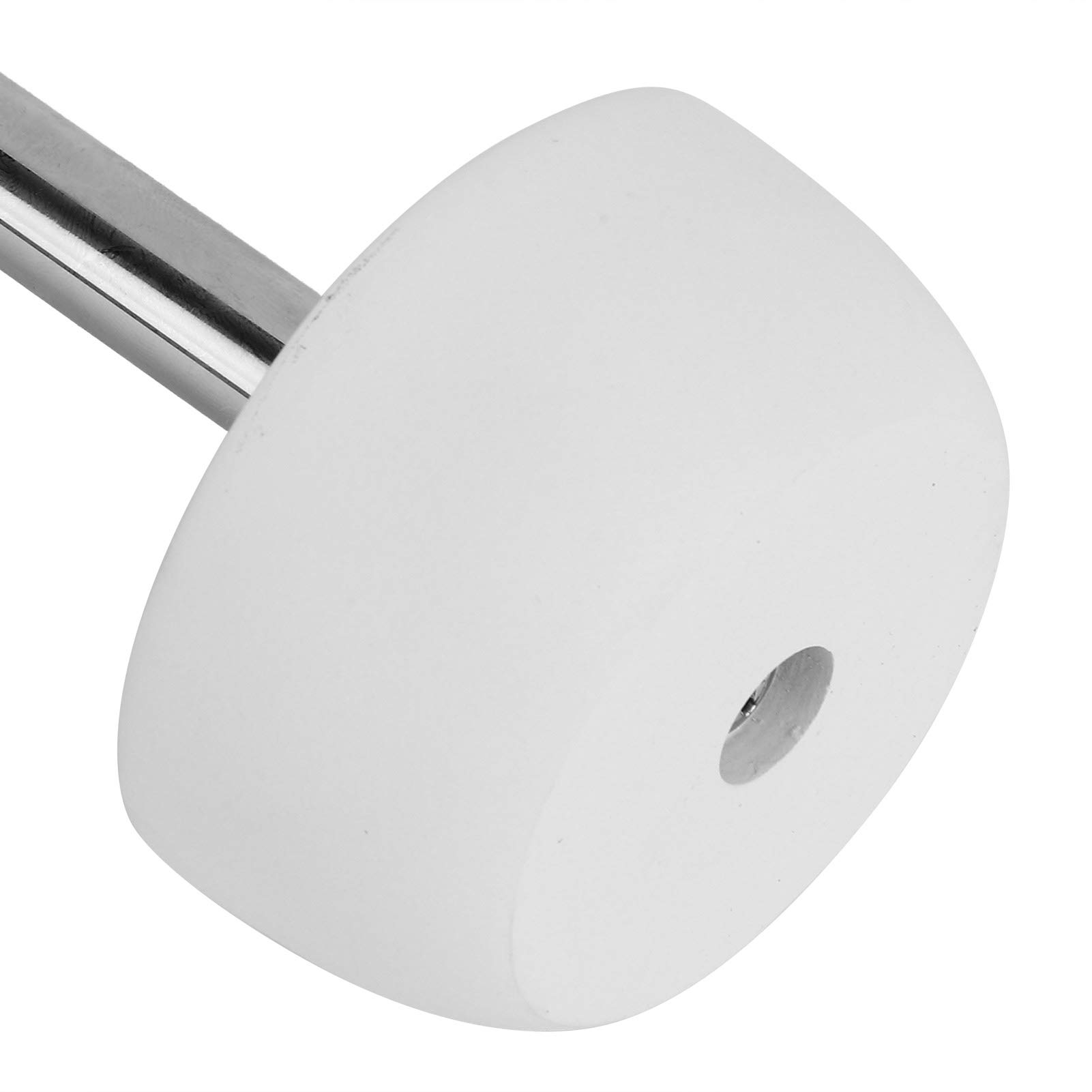 Cocoarm Portaspazzolino Portaspazzolino in Acciaio Inossidabile 304 Senza Perforatore con 4 Fessure Design del Flusso d'Aria Base in Resina 12 X 7 Cm per Lavandino del Bagno Dormitorio Camera degli