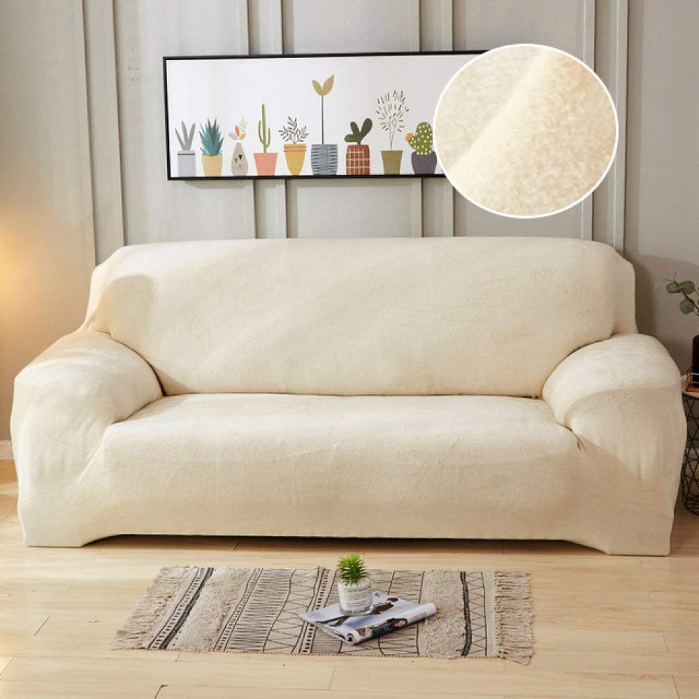 Housse de canapé pour salon en peluche 3 places : l'esprit cocooning hivernal chez vous