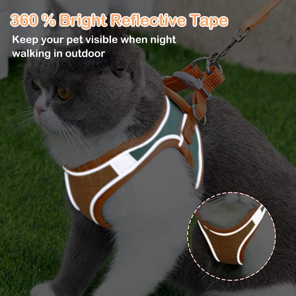 LARYNX Cat Harness with 1.5m Leash, Leash with Harness for Small Cat and Dog (M) 4