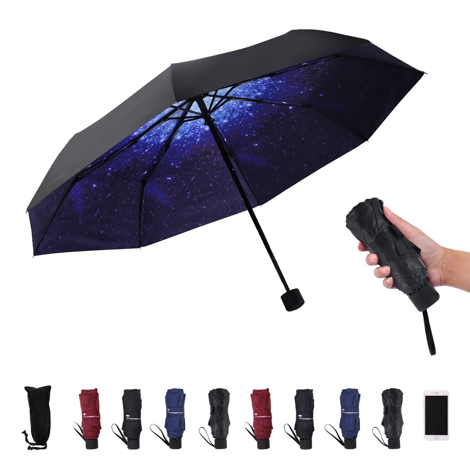SY COMPACTTravel Umbrella - Lightweight Portable Mini Compact Umbrellas-Factory Outlet Shop