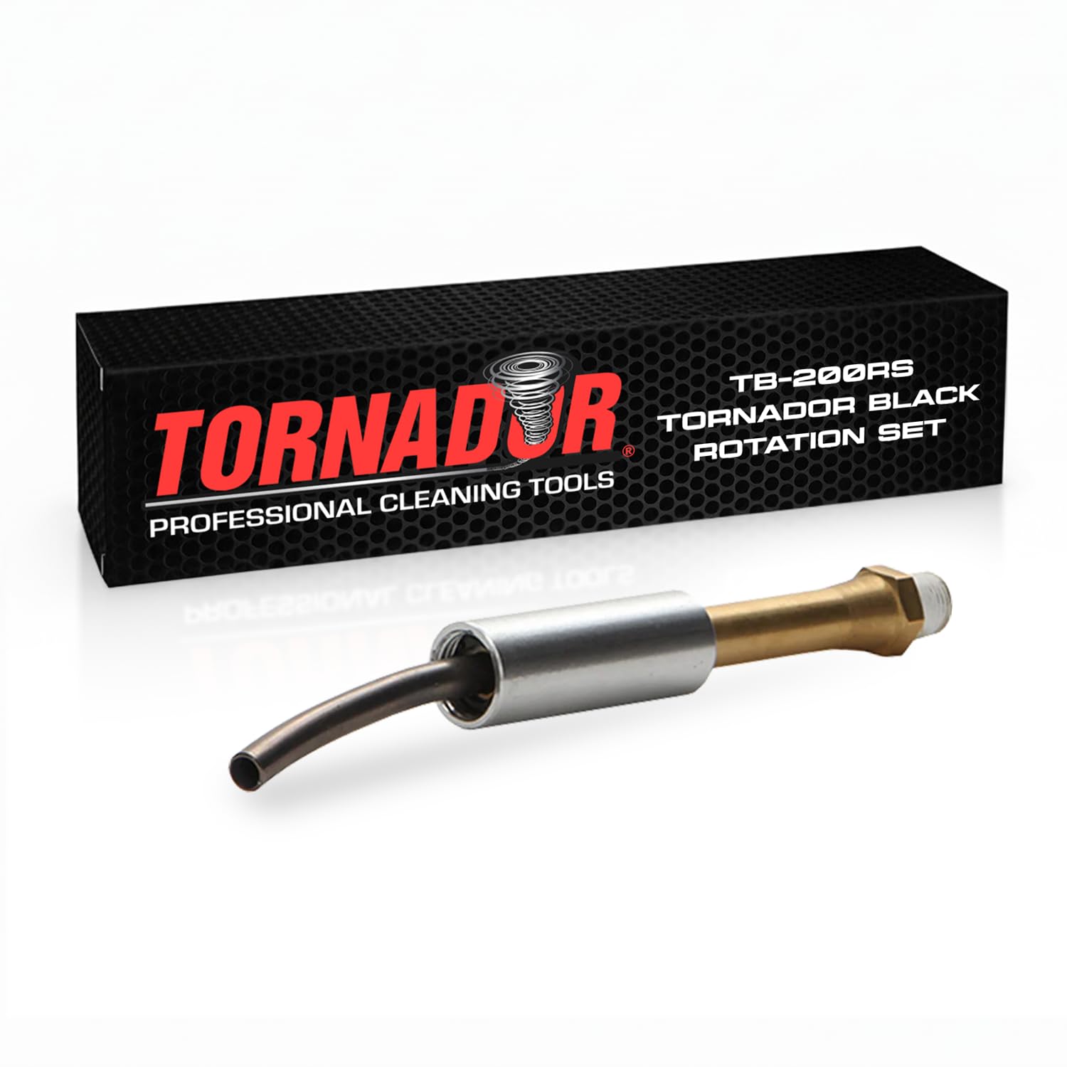 Tornador TB-200RS Rotation Set for Z-020 Black | OEM Weighted Tube with Rotating Rod | Boosts Cleaning Power | Quick Install | Perfect for Car Upholstery, Interiors, Carpets, and Dashboards