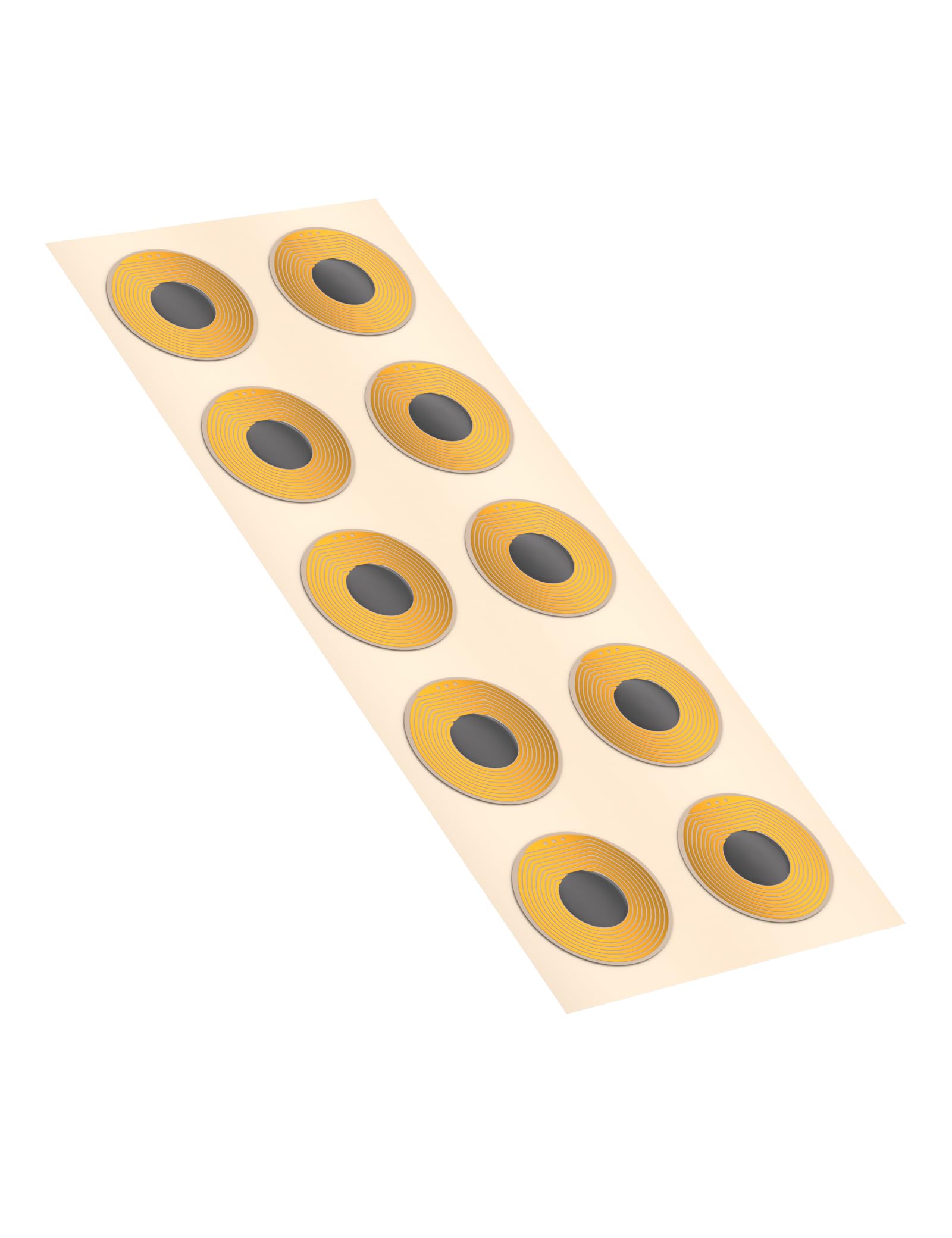 NFC Tags,20mm Programmable RFID Stickers, Round Waterproof Flexible FPC NFC tag 215 Labels for Phones, Wearables, Automation (10PCS)