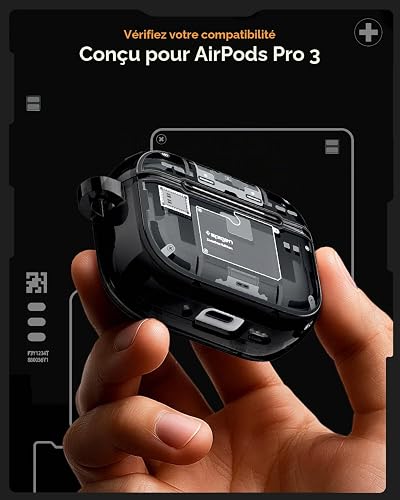 Spigen Ultra Hybrid MagFit Case Compatible with Airpods Pro 3 (2025) - ZeroOne - 2
