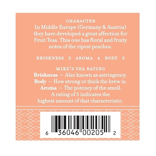 Miniatura 3 de Harney & Sons Té de frutas de durazno  Té de frutas de melocotón de hierbas sueltas de 4 onzas