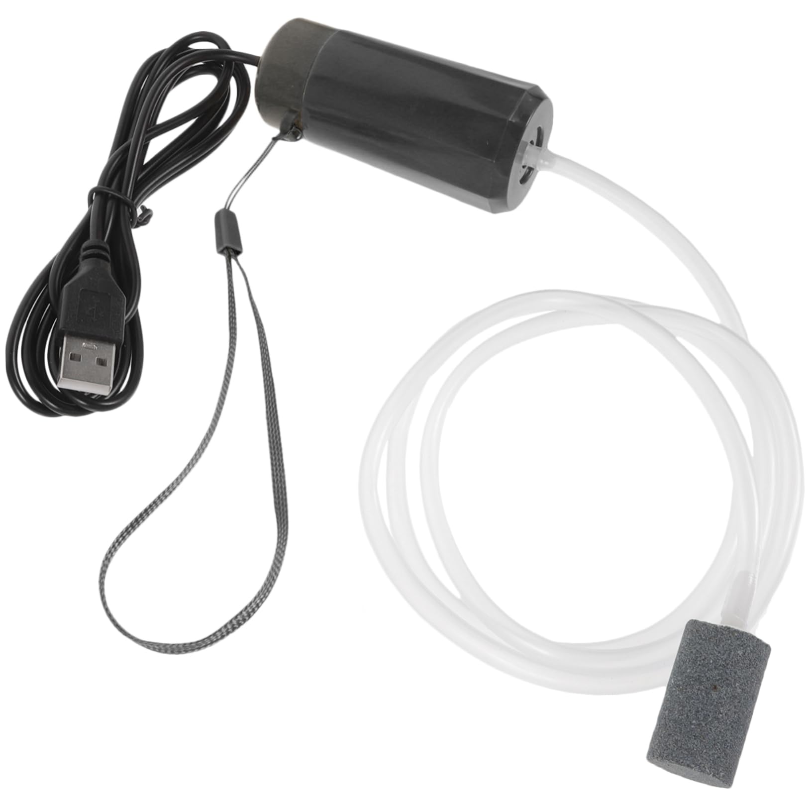 Toddmomy 3piezas Bomba De Aire USB para Acuario Compresor De Portátil Generador De Burbujas Silencioso para Tanques De Peces y Plantas Compacto y Oxigenación