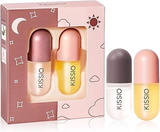 Lip Plumper Set,Natural Lip Plumper,Lip Care, Lip Plumper Gloss,Lip Moisturizing Beautiful,Day Ues And Night Ues Set(2PCS)