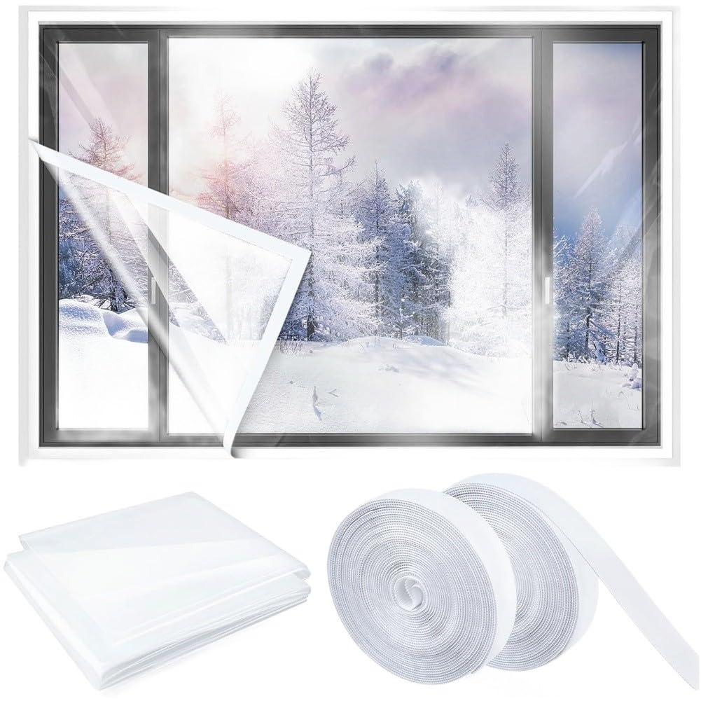 Film PE isolant fenêtre transparent thermique et imperméable contre le froid