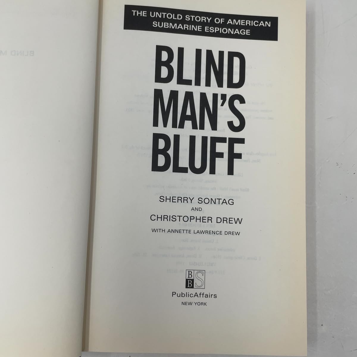 Sontag s, blind man's bluff