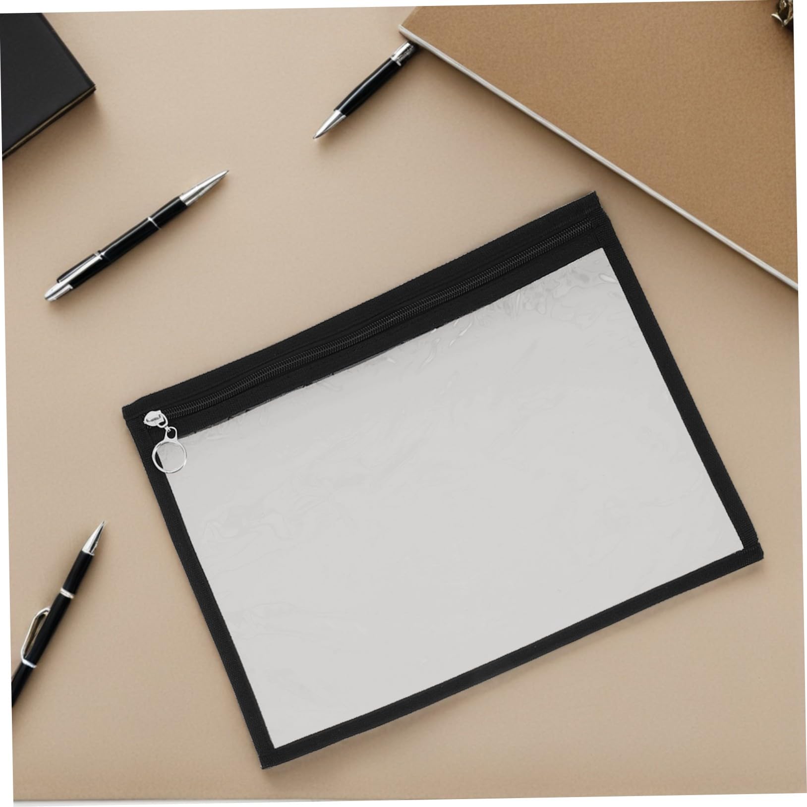 jojofuny 12stücke Durchsichtige Reißverschlusstasche Aus Pvc Transparente Dokumententasche Mit Reißverschluss Organizer-tasche Für Schreibwaren Make-up Oder Reisebedarf Und Robust Kompakte