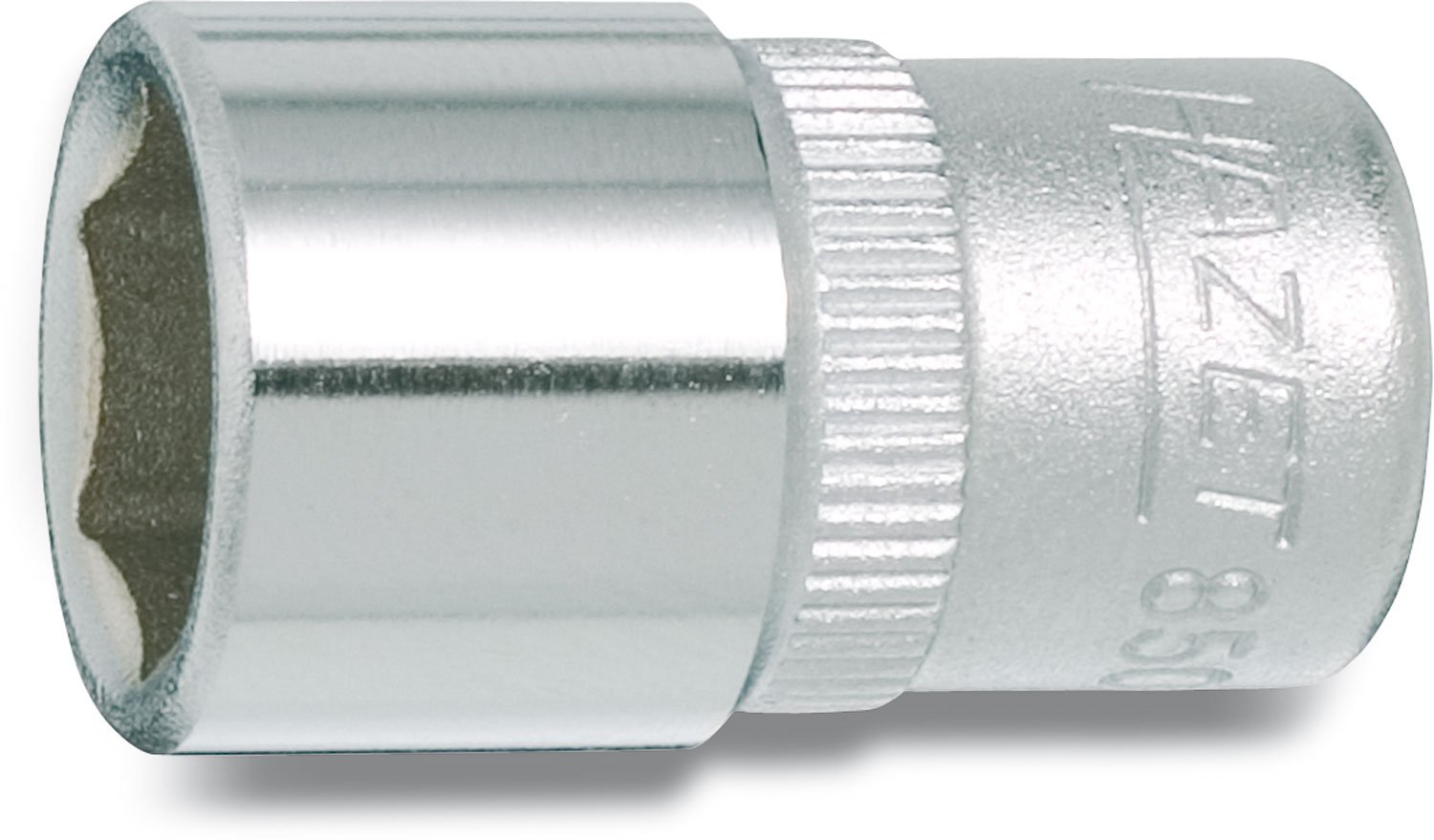 Hazet Chrome-Plated/Polished 850-4.5 25 Mm 6-Point Hexagon Traction Profile Socket