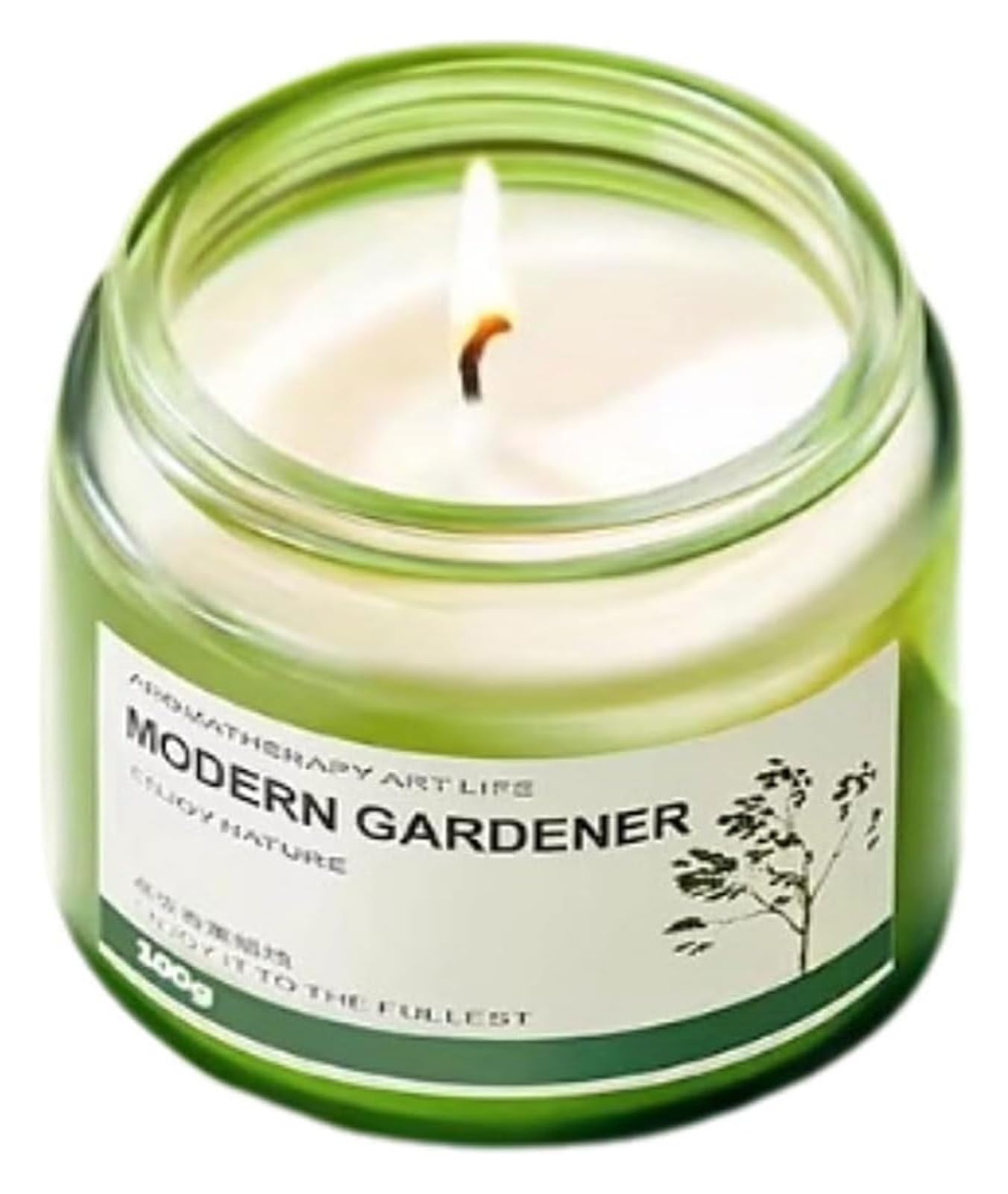 Duftkerze, Gemischte Wachs-Gardenia-Aromatherapie-Kerze, langlebige, rauchfreie, saubere Verbrennung, Heimdekoration(4cm/1.18�)