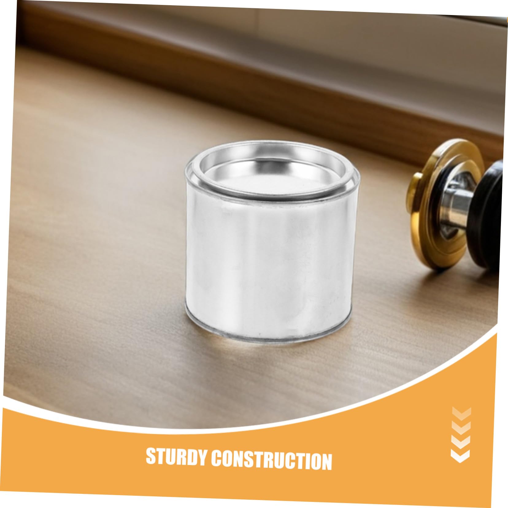 DOITOOL Runde Metall Farbdosen Tropfsicher und Langanhaltend 300ml 10 Stück mit Deckel aus Eisen Dicht für Selbstgemacht Künstler und Professionelle Anwendungen im Industrieeinsatz