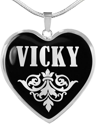 Amazon.com: Vicky v01s - Heart Pendant 