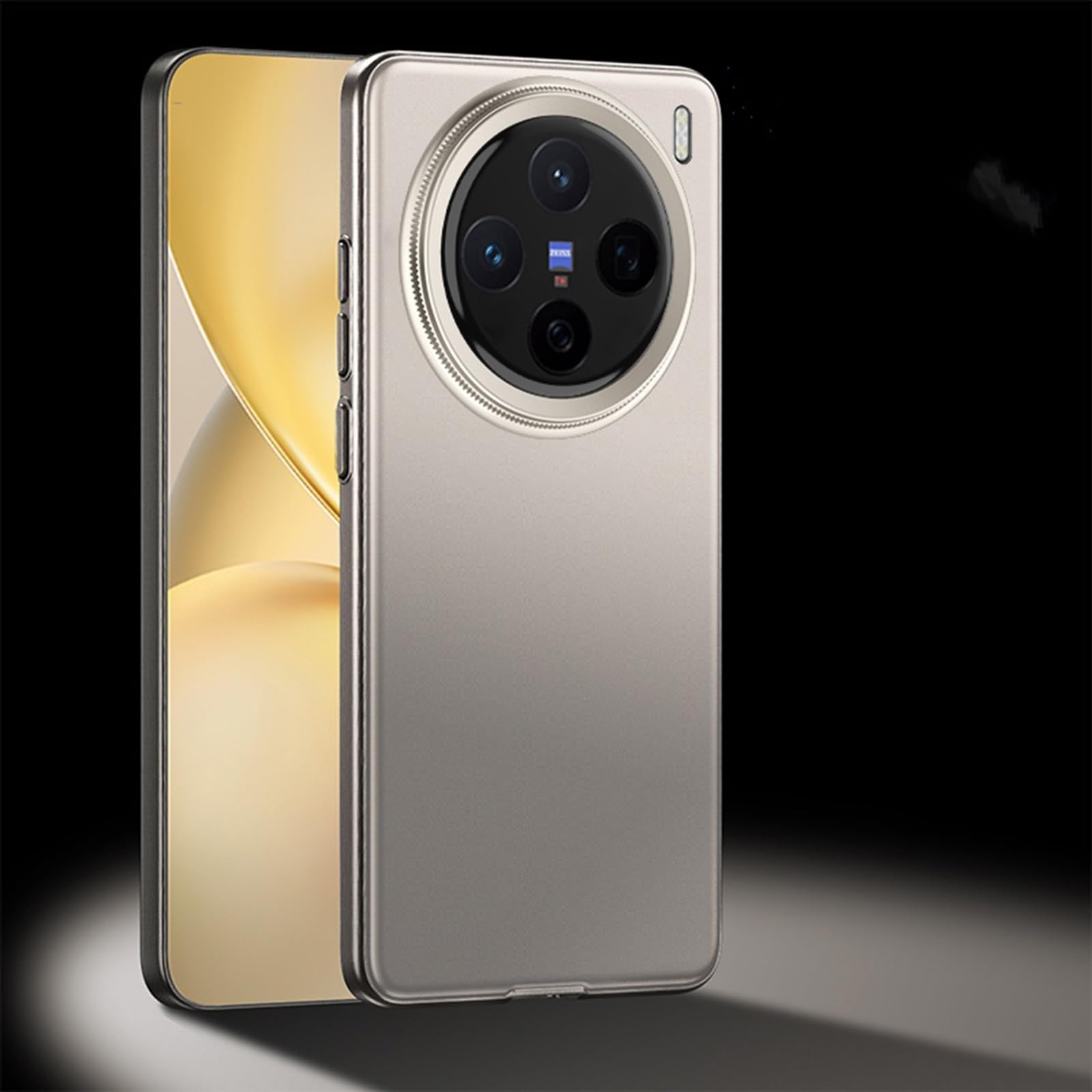 TIANYUE Compatible with vivo X200 Pro mini, Liquid Silicone Slim Shockproof Cover Case for vivo X200 Pro mini-Gray Case