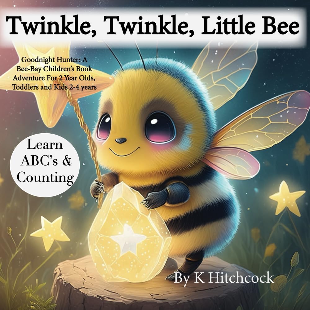 Twinkle, Twinkle, Little Bee: Goodnight Hunter: A Bee-Bay Children’s Book Adventure For 2 Year Olds, Toddlers and Kids 2-4 years (The Little Bee-Bay) Paperback – 6 Aug. 2024