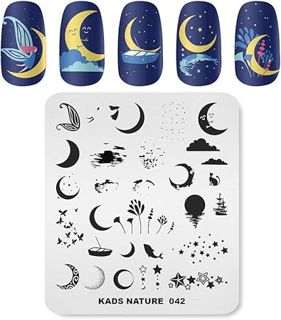 Amazon Kads ネイルスタンププレート 月 スター スタンピングネイルプレート ネイルステンシル ネイルアート用品 Na042 Kads ネイルスタンパー ステンシル 通販 Amazon Kads ネイルスタンププレート 月 スター スタンピングネイルプレート ネイルステンシル ネイルアート用品 Na042 Kads ネイルスタンパー ステンシル 通販