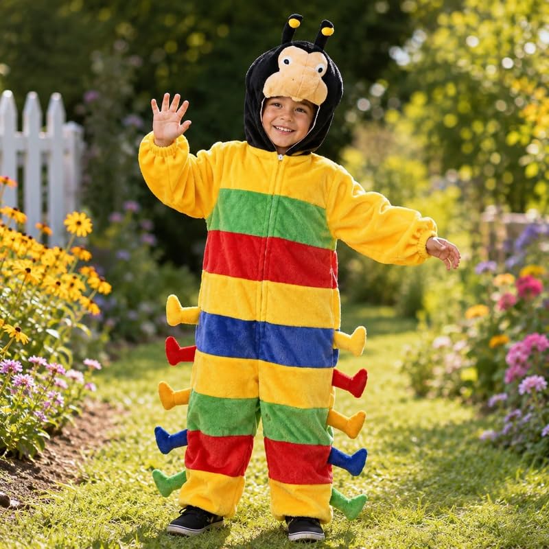 Image of Animal Costume for Kids | Plush Fancy Dress Costume for Boys & Girls |School Fancy Dress, Annual Day, Jungle Theme, Role Play, Halloween & Birthday Party