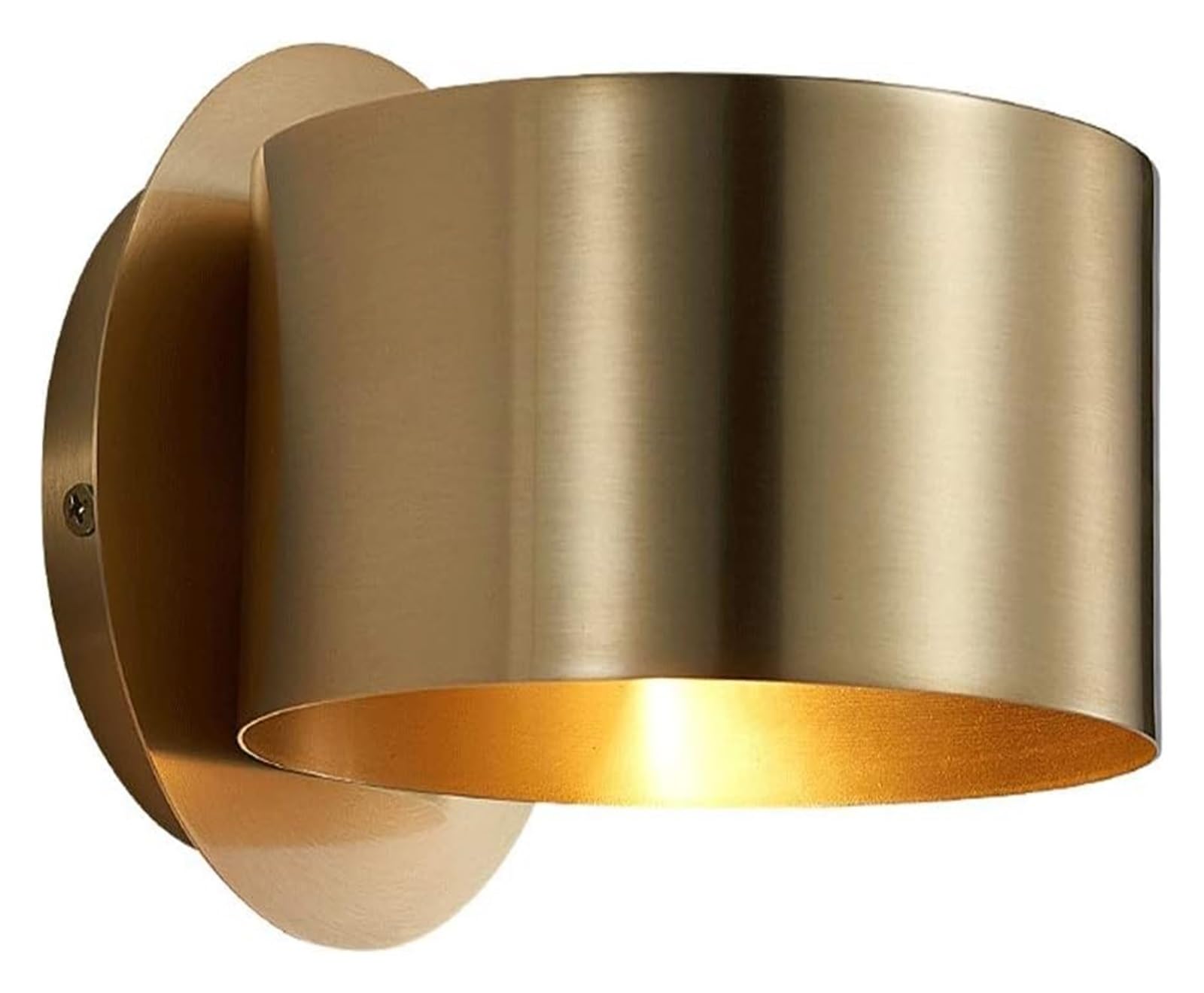 ASerZenith Wall Light Indoor Up And Down Copper - Wall Lamp Illumination Fixture Compatible With Living Room Bedroom Dining Room Stairs Balcony