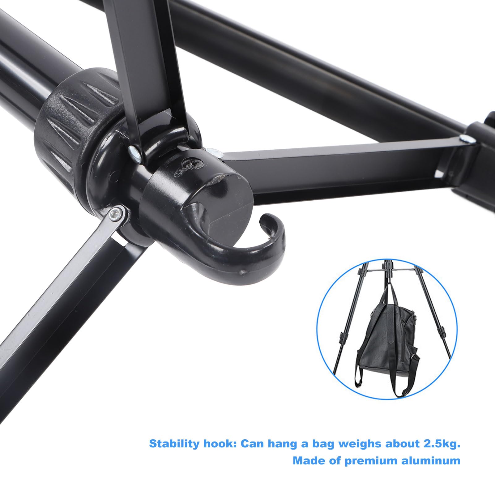 Soporte para Trípode para Teléfono, Aleación de Aluminio, Trípode para Palo Selfie Extensible Portátil, Soporte para Teléfono con Rotación de 360 ​​Grados para Transmisión en