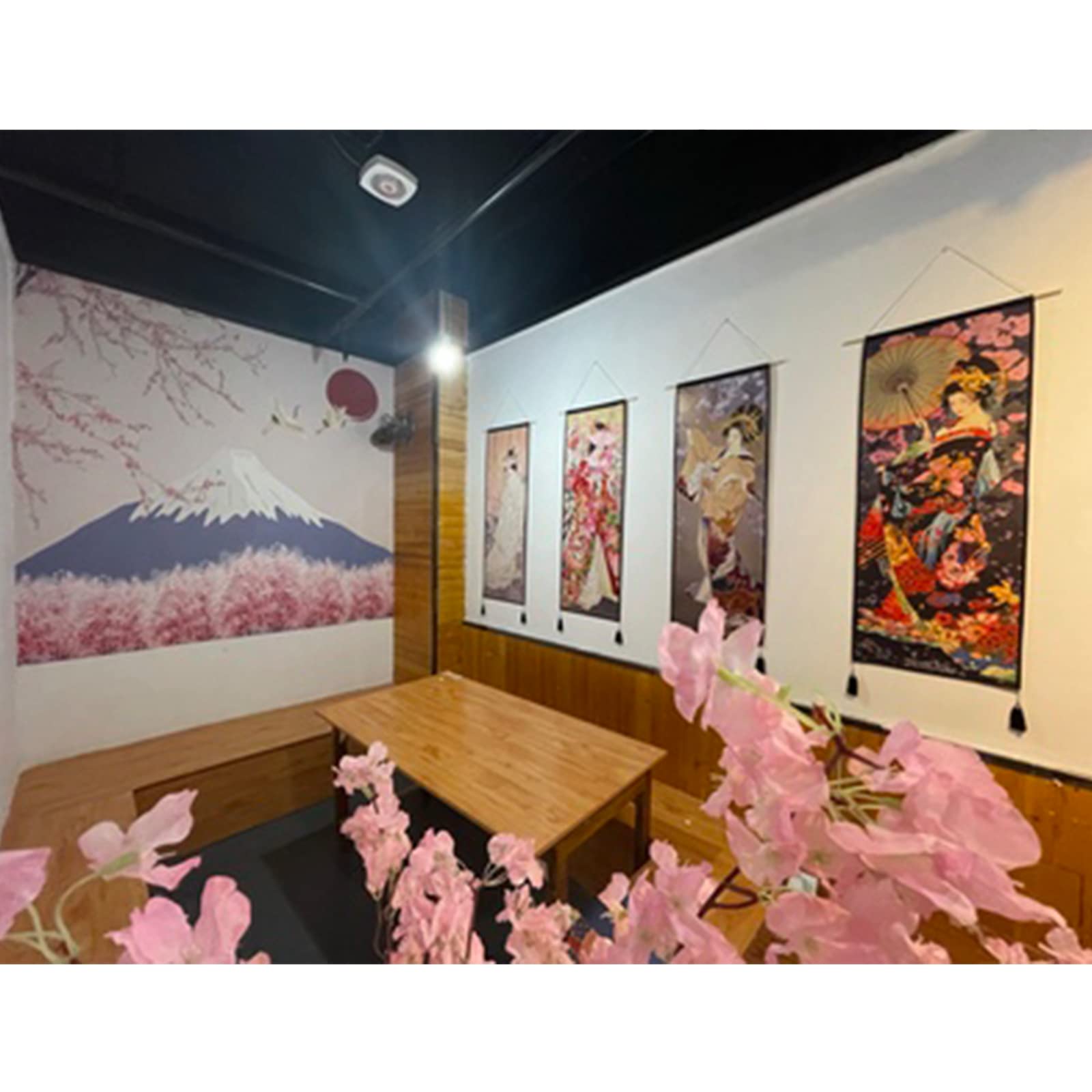 Chinesische Rollmalerei, Feng Shui tibetisches Thangka, Bagua, buddhistisch, asiatische, mit Seide bemalte Rollbilder, Wandbehang-Dekor-Poster, Wandrolle, japanische Dekorationen for Zuhause, antiker