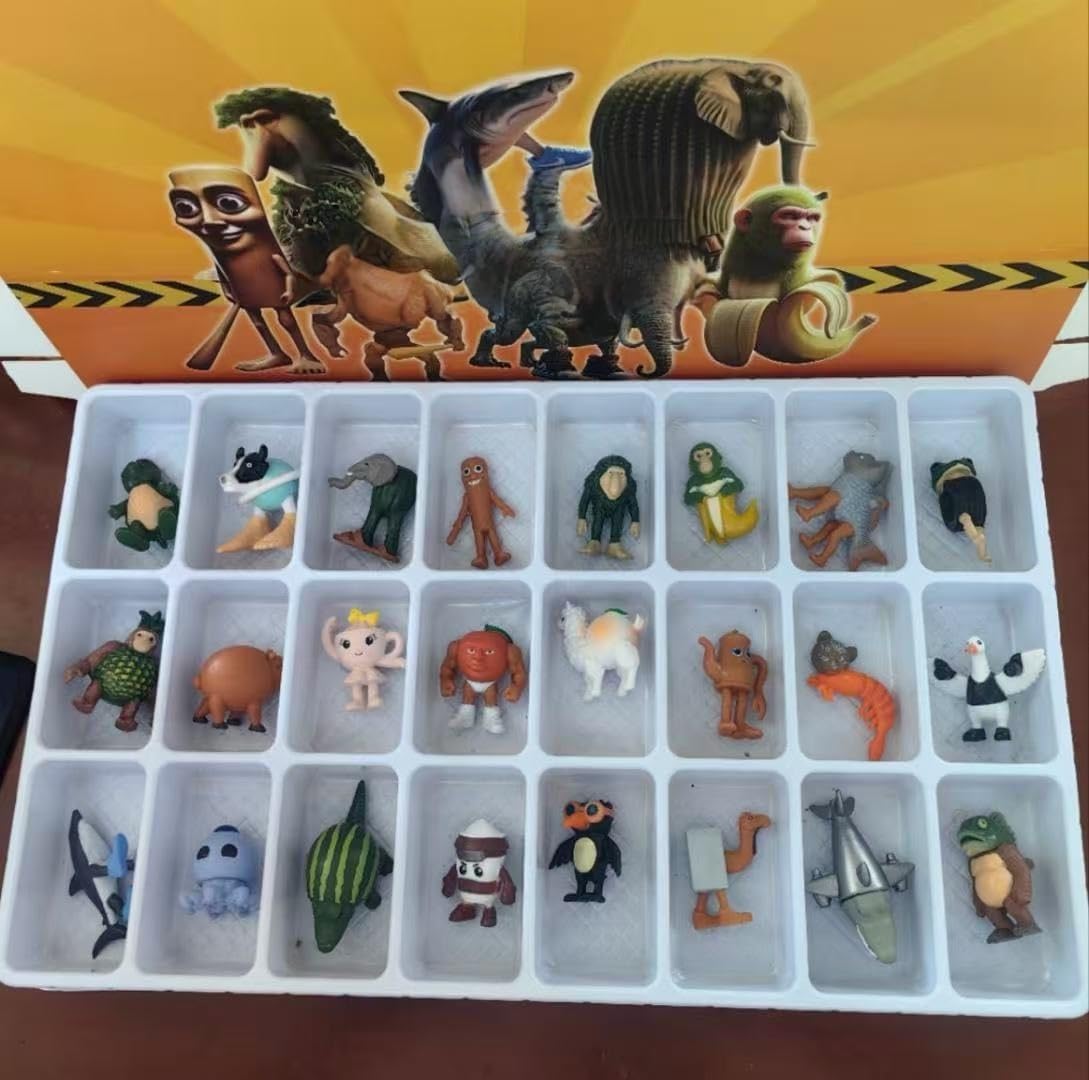 Amazon.co.jp: トゥントゥントゥンサフール 24セット ミニフィギュア