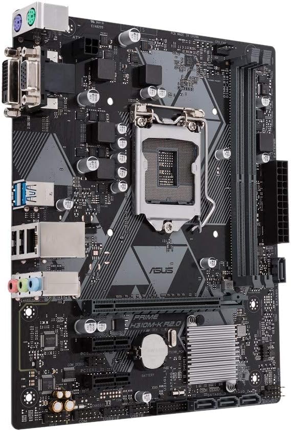 ASUS Prime H310M-K R2.0 Scheda Madre Intel H310 mATX, DDR4 2666 MHz, SATA 6 Gbps and USB 3.1 Gen 1