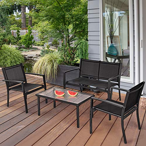 Giantex 4 Pcs Outdoor Patio Furniture Se Buy Online In Gibraltar At Desertcart