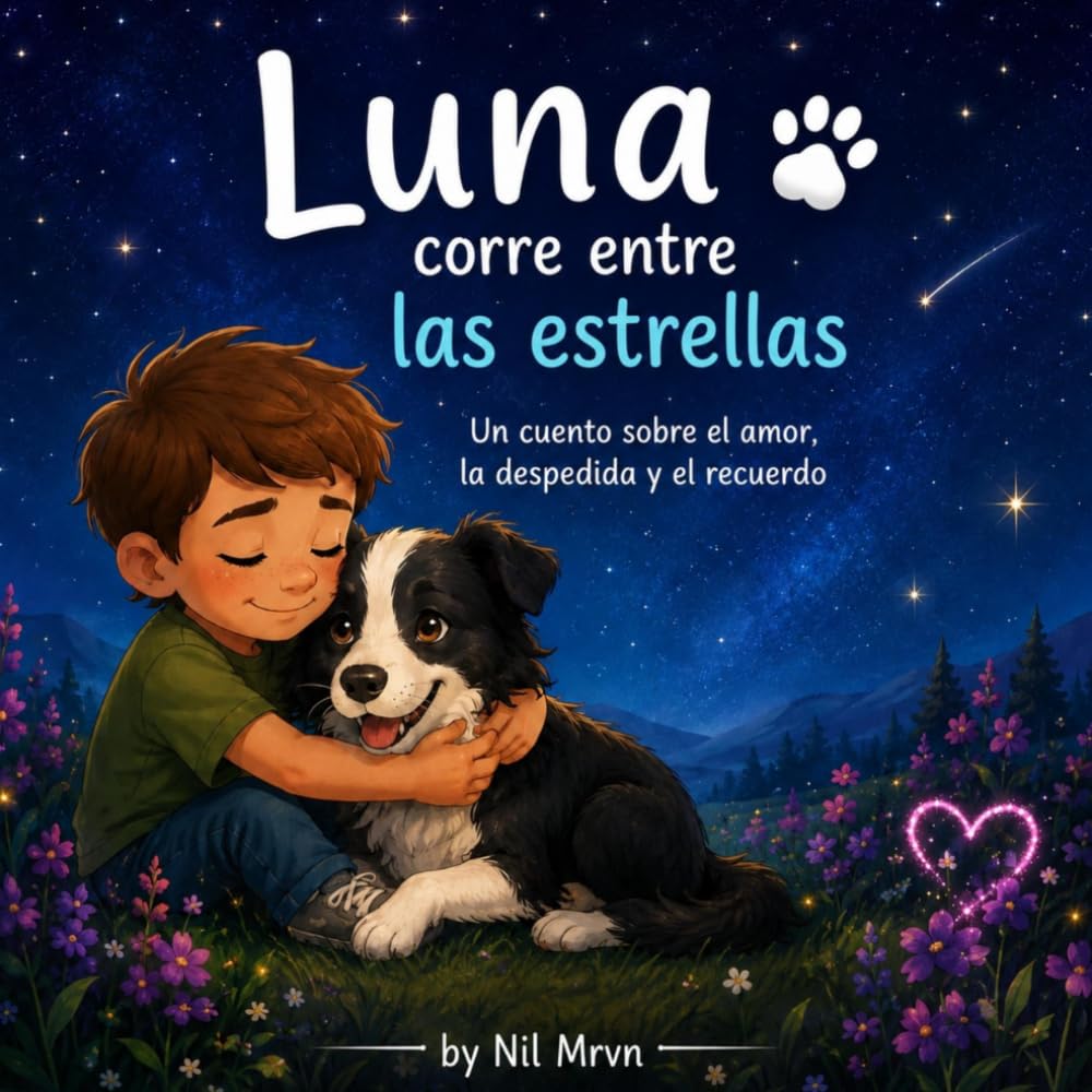 Luna corre entre las estrellas: Un cuento sobre el amor, la despedida y el recuerdo