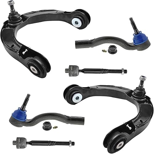 Miniatura 105 de Detroit Axle - Kit de brazos de control delanteros de 6 piezas para Toyota Corolla 2014-2019, 2 brazos de control inferiores con rótulas, 2 varillas