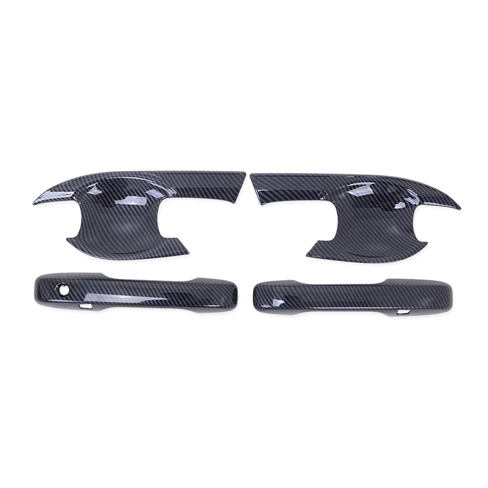 KJHOPY Car Accessories Exterior Door Side Handle Bowl Cup Cover Trim for HR-V E:HEV E:Ny1 RV5 for Vezel 2022-2025(Style 1,RHD)
